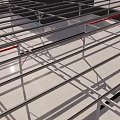 Durable Sunshade Canopy Metal Frame Structure For Outdoor Patio Installation