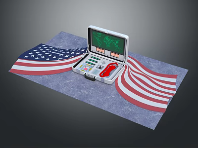 Sci-fi panel Sci-fi instrument Sci-fi device Sci-fi controller Sci-fi control panel screen Sci-fi screen 3d model