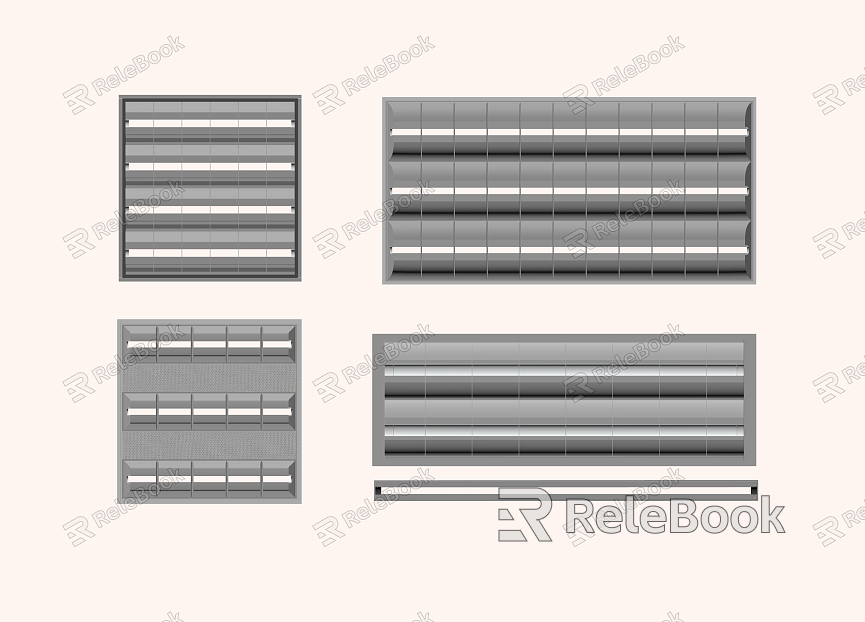 Modern Grille Lamp model