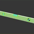 Sturdy Metal Spirit Level With Circular Vials Measuring Scale And Reflective Smooth Surface