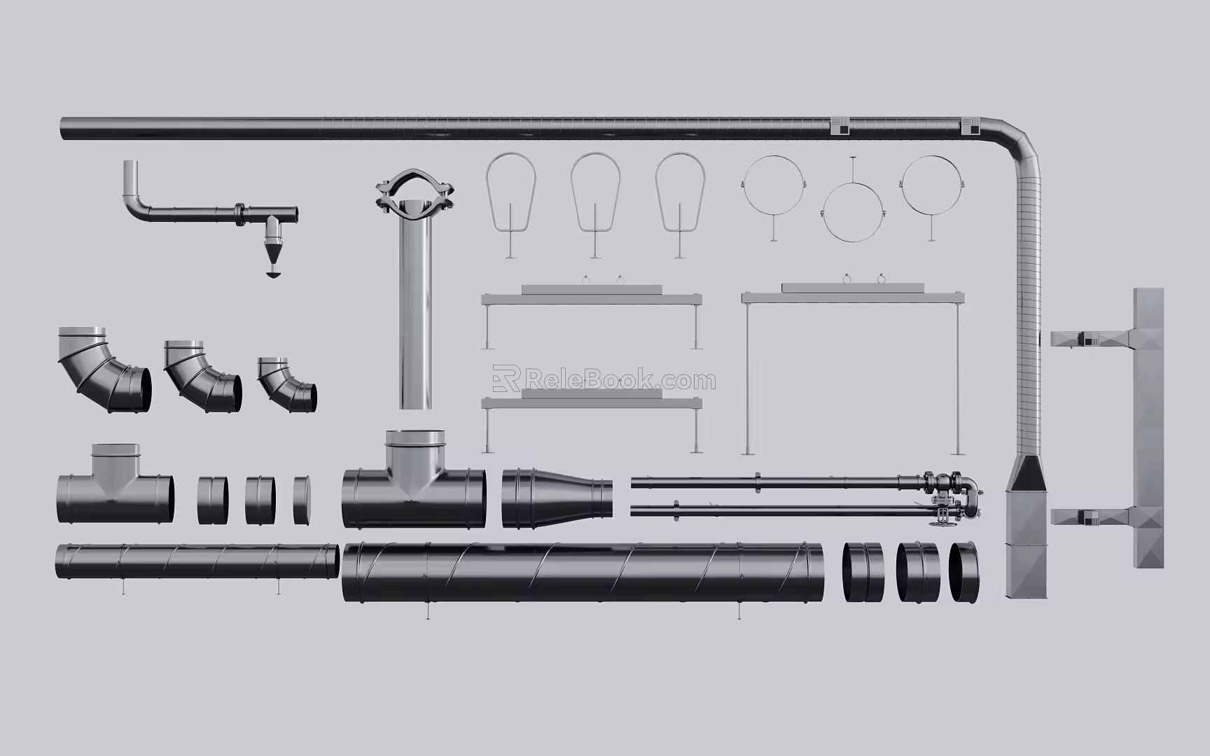 Piping 3d model