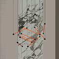 Chandelier pick empty chandelier crystal chandelier 3d model