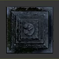 Ancient Stone Architectural Monument With Carved Decorations And Weathered Surface