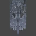 Modern Military Tank With Camouflage Paint Main Gun Barrel And Turret