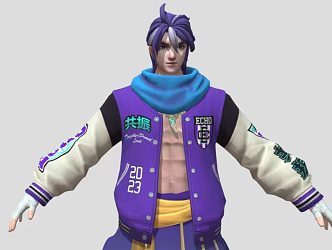 Cartoon Boy 3d model