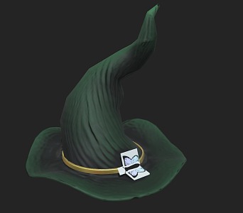 Hat Pointed Hat Witch Hat 3d model