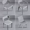 Modern Accent Chairs Featuring Wooden Legs Upholstered Velvet Seats And Unique Backrest Design