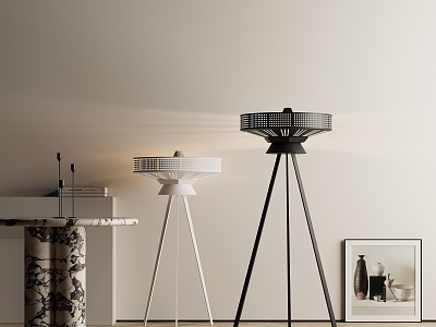 Modern floor lamp 3d model