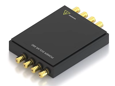 Shineway GXW-8000 Series Industrial Equipment with Black Housing and Gold Connectors 3d model