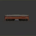 Modern Train Light Rail Subway High Speed Rail 3d model