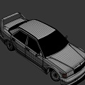 Mercedes 190E 3d model