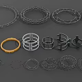 Industrial Equipment Metal Rings And Support Frames With Various Sizes And Different Designs