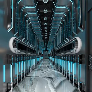 aisle KTV aisle corridor 3d model