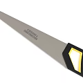 Professional Carpentry Hand Saw With Black And Yellow Ergonomic Handle Design