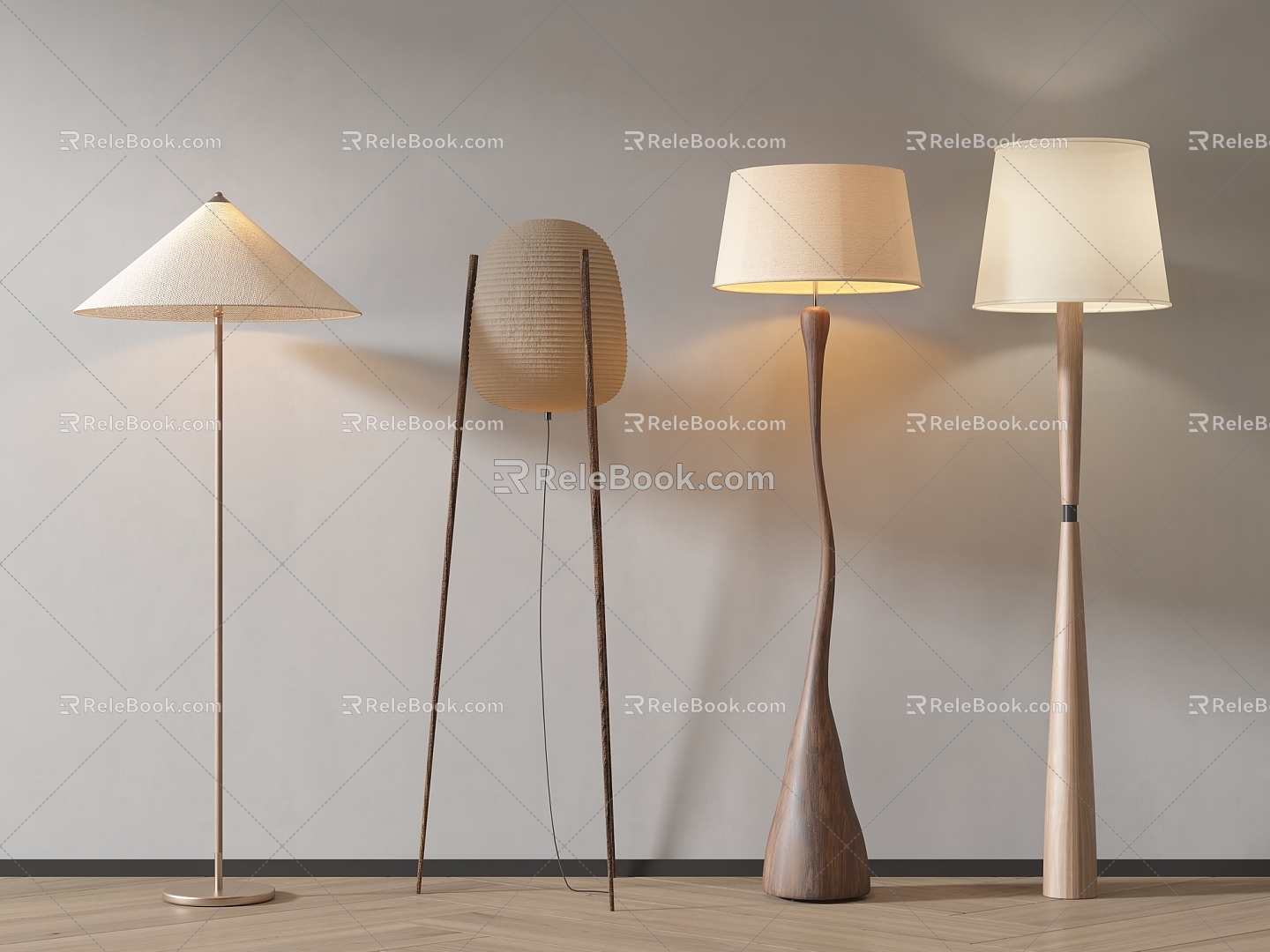 Quiet Wind Floor Lamp Art Floor Lamp Floor Lamp 3d model