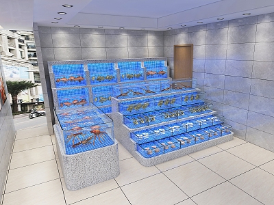 Practical Seafood Pool Modern Seafood Area model