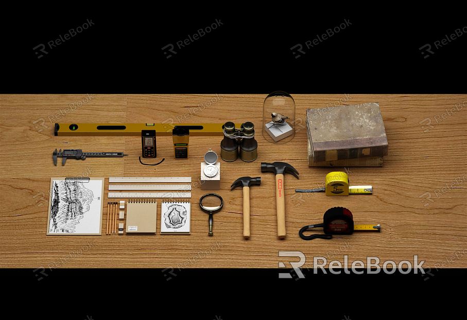 Modern tools Geological exploration tools model