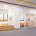 Modern Library Inside the Library 3d model