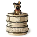 Woven Storage Baskets with Cotton Tassels for Stuffed Animals Pillows and Towels