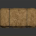 Natural Plant Straw Hay Bale Bundled With Twine For Agricultural Use