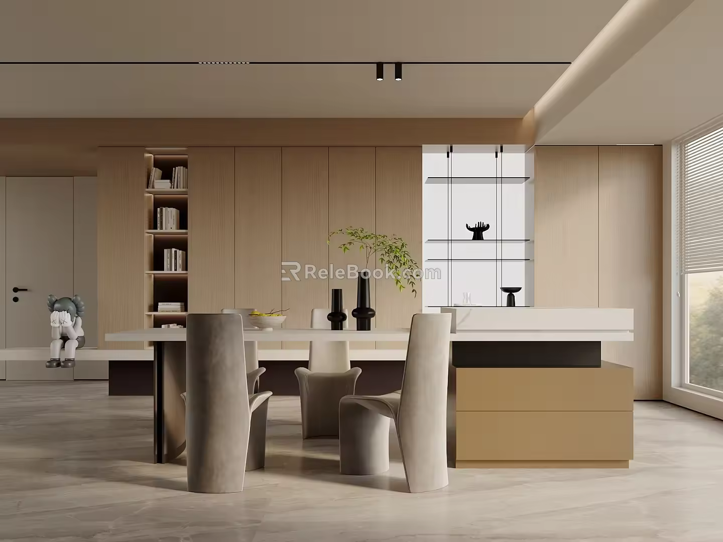 Modern Restaurant 3d model
