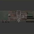 Vintage Green Lathe Industrial Machine With Control Knobs Dials And Workbench