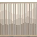 Chinese Grille Partition Hollow Partition Screen Partition Grille Background Wall 3d model