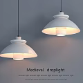 Medieval Interior Design With Classic White Chandelier And Warm Illumination Light
