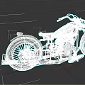 Vintage Motorcycle With Black Body Brown Seat And Classic Chrome Design Details
