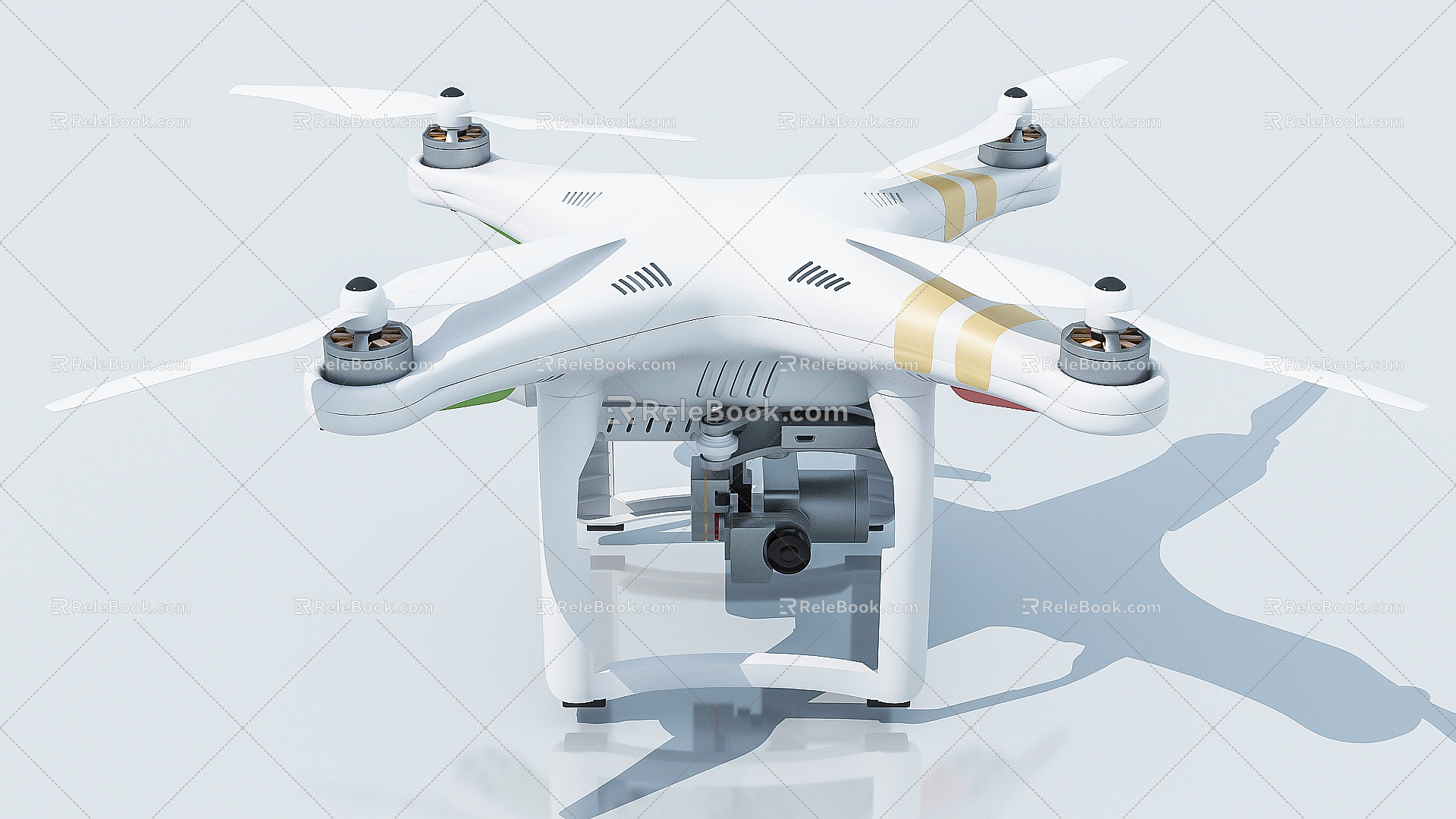 Modern UAV DJI UAV 3d model