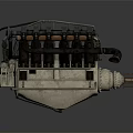 Modern engine Rolls Royce engine Rolls Royce engine 3d model