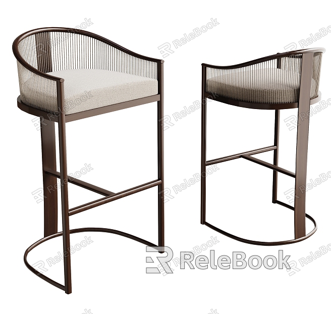 New Chinese Bar Chair Bar Stool model