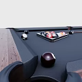 Professional Billiard Sports Equipment With Pool Cue Balls And Triangle Rack