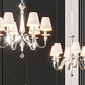 Modern chandelier 3d model