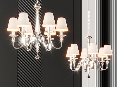 Modern chandelier 3d model