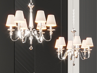 Modern chandelier 3d model