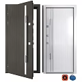 Modern Swing Door Designs With Wooden And Metal Finishes Sleek Handles