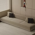 Three-seat sofa 3d model