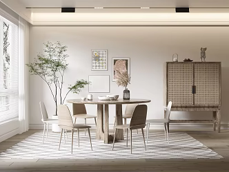 Nordic Restaurant 3d model