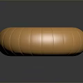 Golden Spiral Curved Metallic Duct Featuring Silver Center And Shiny Surface