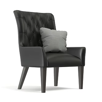Modern Furniture Indoor Furniture Single Sofa Leather Sofa 3d model