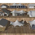 Various Stylish Tent Designs With Wooden Frames Canvas Tops And Unique Shapes
