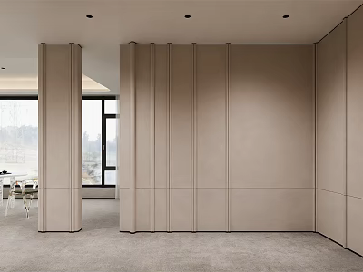 Modern Floating Staircase Design With Sleek Lines In Contemporary Interior Space 3d model