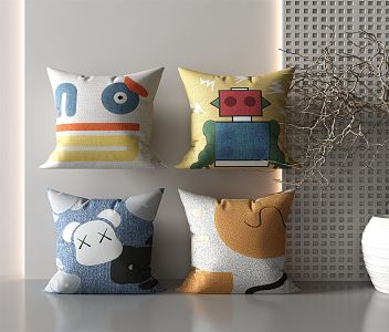 Modern pillow 3d model