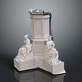 Columns Stone Columns Stone Columns Old Columns Roman Columns Roman Columns Classical Columns Greek Columns 3d model