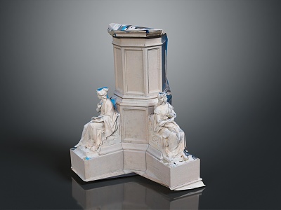 Columns Stone Columns Stone Columns Old Columns Roman Columns Roman Columns Classical Columns Greek Columns 3d model