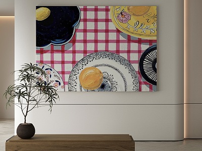 decorative painting 3d model