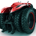 Concept Tractor 3D Model 3d model