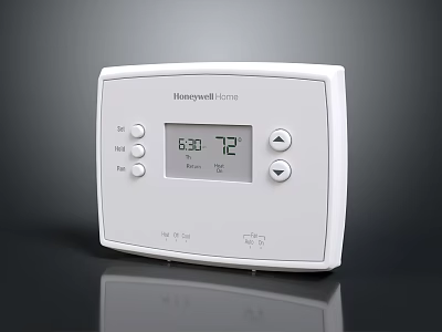 Honeywell Digital Thermostat Kitchen Appliance With Temperature Control Time Display And Buttons 3d model