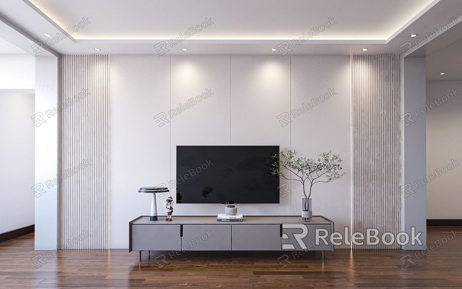 modern TV cabinet TV wall model